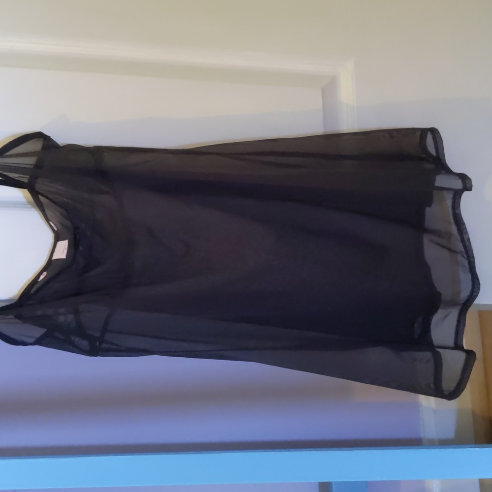Vintage Victoria's Secret Y2K Babydoll Lingerie Teddy Nightgown, sheer mesh, S - Picture 13 of 16